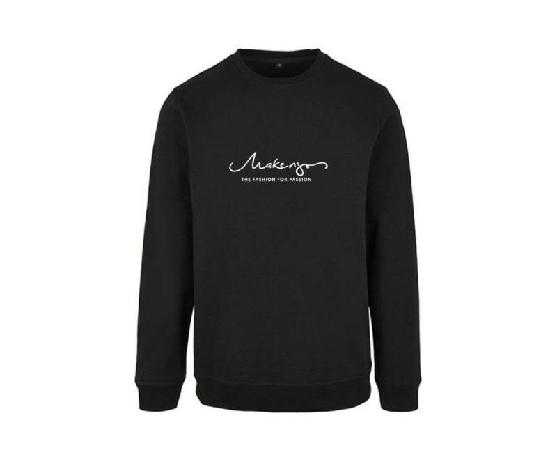 Makenjo Sweatshirt Herren Damen Pullover Langarm mit Print Pulli von Makenjo
