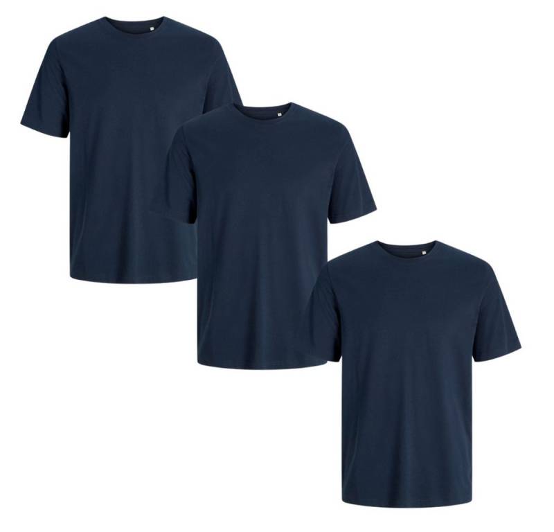 Makenjo T-Shirt 3er Pack Herren Damen Kurzarm Basic von Makenjo