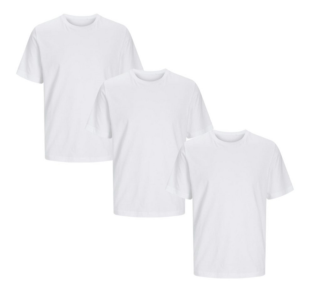 Makenjo T-Shirt 3er Pack Baumwolle Kurzarm Mix Rundhals Premium von Makenjo
