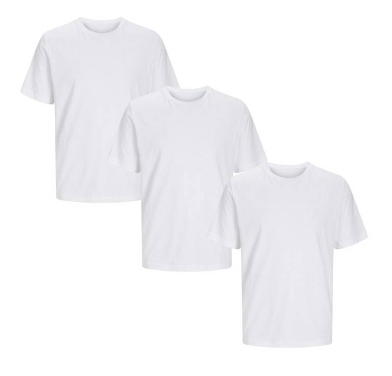 Makenjo T-Shirt 3er Pack Baumwolle Kurzarm Mix Rundhals Premium von Makenjo