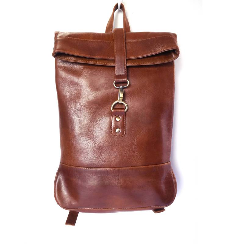 Kleiner Leder Rucksack in Braun Oder Schwarz von MakersTravelers