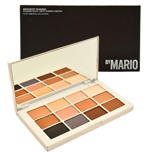 MAKEUP BY MARIO ORIGINAL | MASTER MATTES® THE NEUTRALS | Eyeshadow Palette mit 12 Lidschatten | 12 x 1,3 Gramm | by BELLA von Makeup By Mario