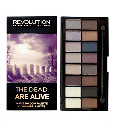Make-up Revolution, die The Dead Alive Eye palette- 16 hochpigmentierter Lidschatten Shades von Makeup Revolution