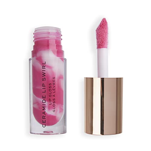 Makeup Revolution, Lip Swirl Ceramide Gloss, Lipgloss, Beeren-Pink, 4.5ml von Makeup Revolution