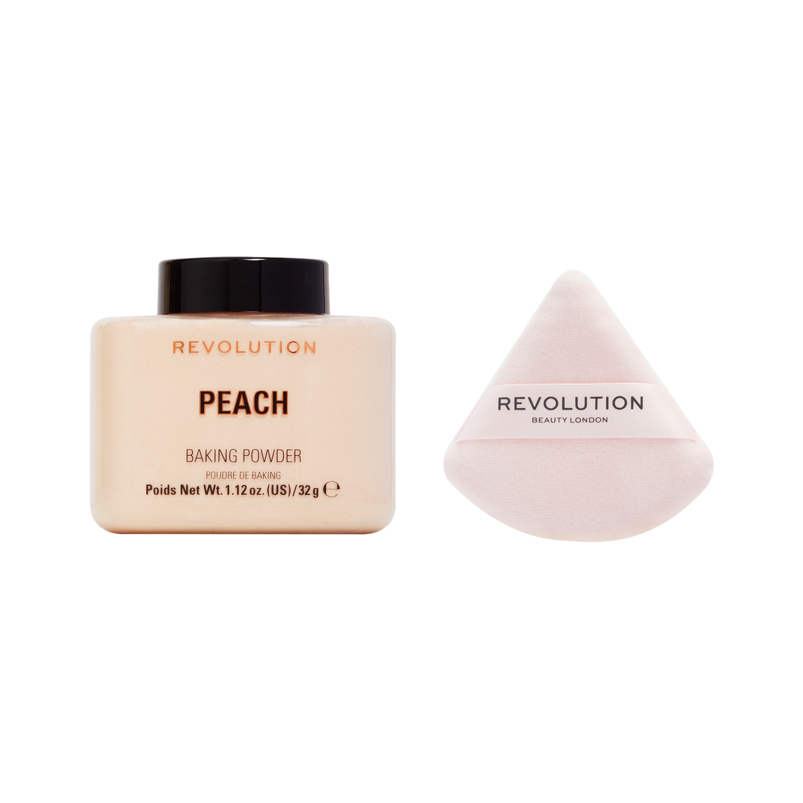 Makeup Revolution Baking Powder and Powder Puff Duo - Peach Makeup Revolution Baking Powder and Powder Puff Duo - Peach von Makeup Revolution