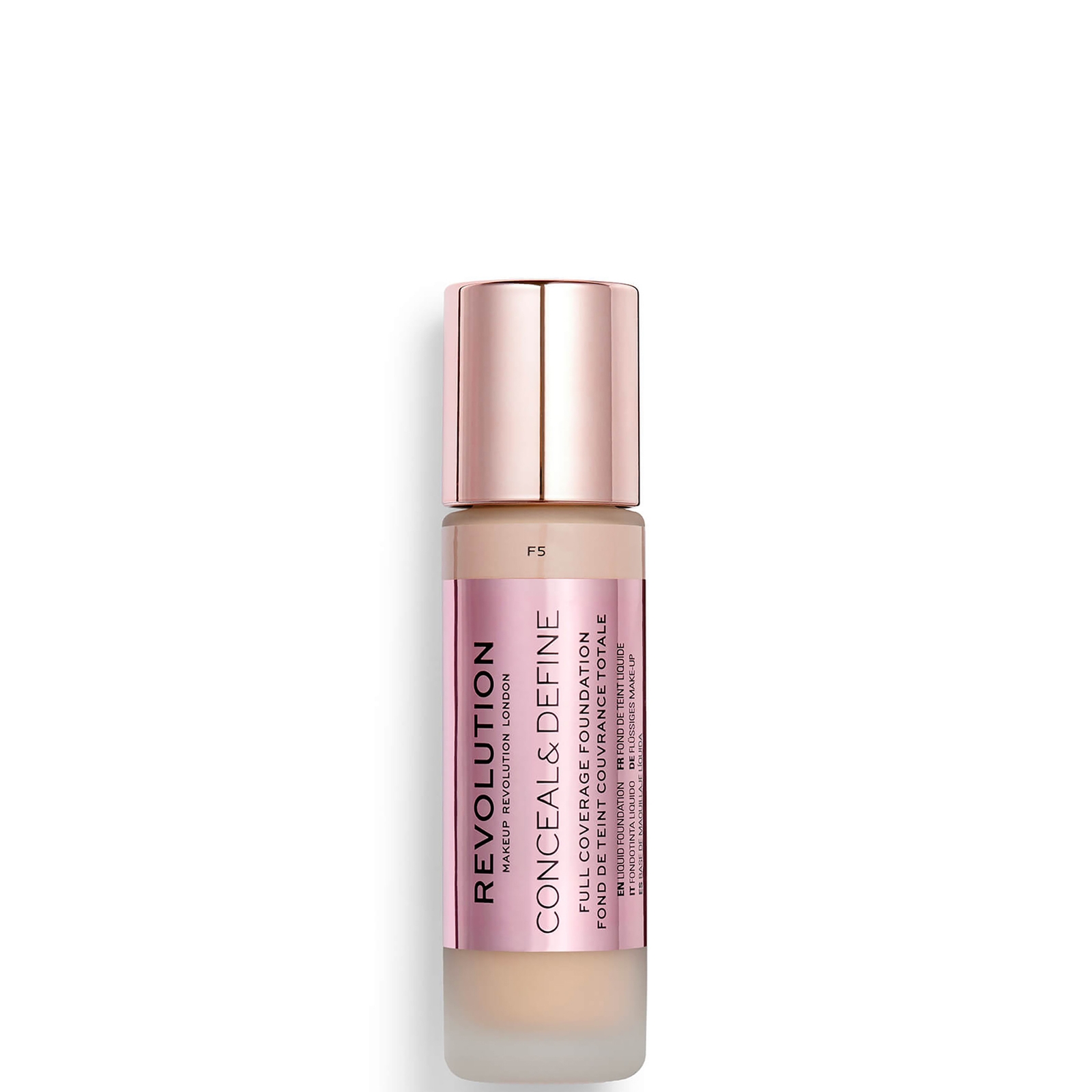 Makeup Revolution Conceal & Define Foundation (Verschiedene Farbtöne) - F5 von Makeup Revolution