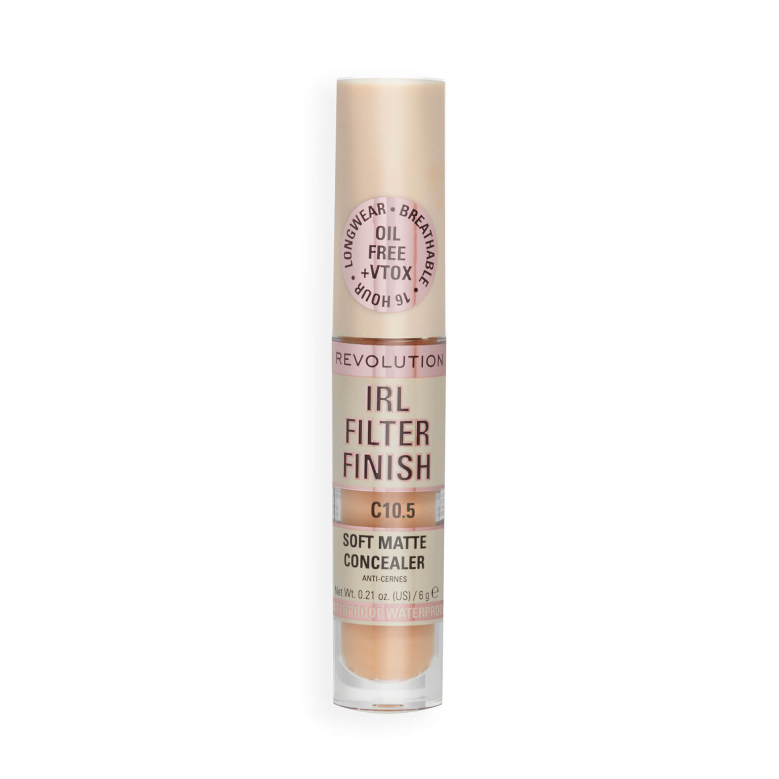 Makeup Revolution IRL Filter Finish Concealer 6 g (Verschiedene Farbtöne) - C10.5 von Makeup Revolution