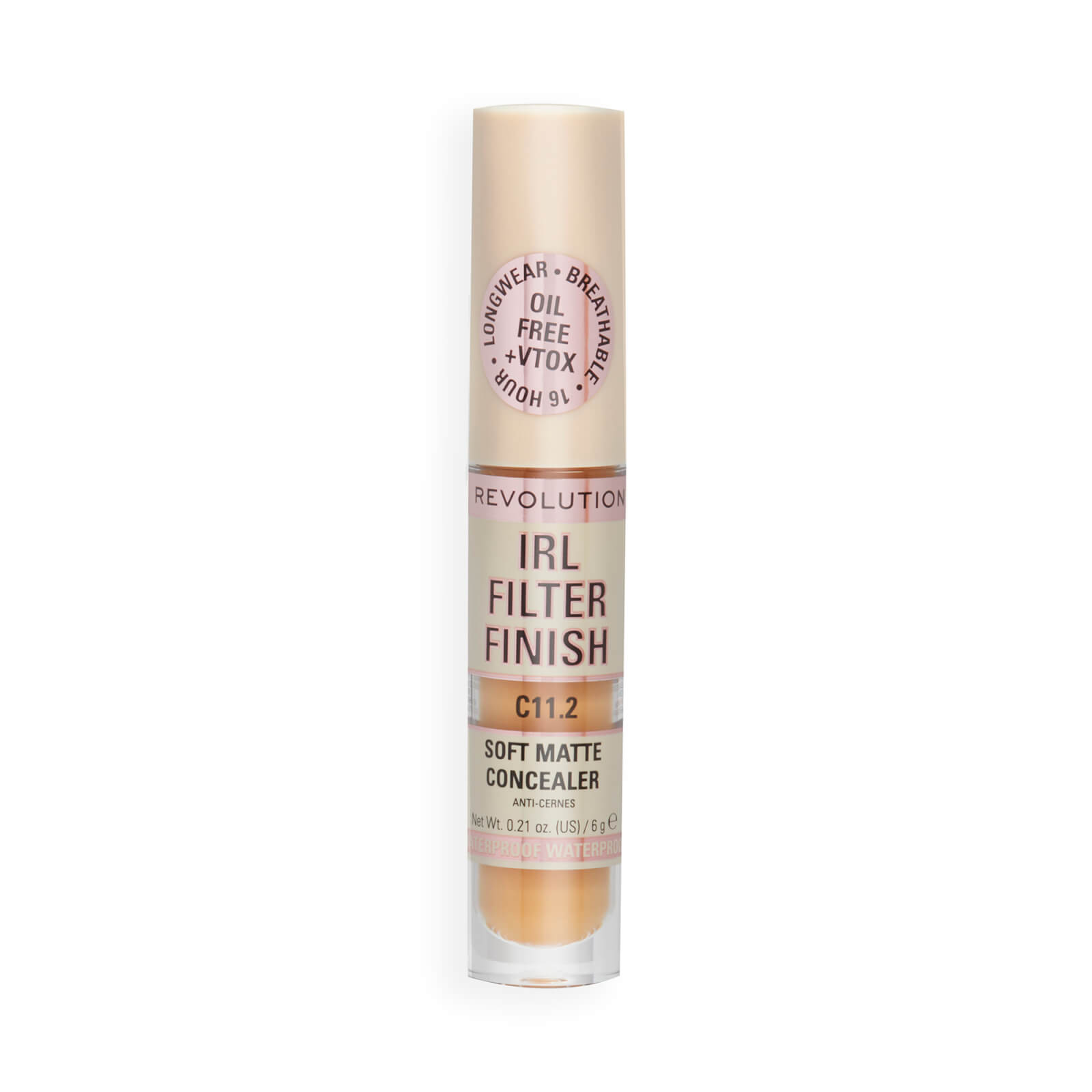 Makeup Revolution IRL Filter Finish Concealer 6 g (Verschiedene Farbtöne) - C11.2 von Makeup Revolution