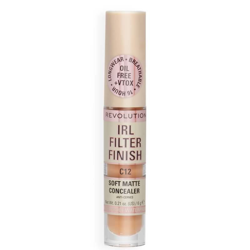 Makeup Revolution IRL Filter Finish Concealer 6 g (Verschiedene Farbtöne) - C12 von Makeup Revolution