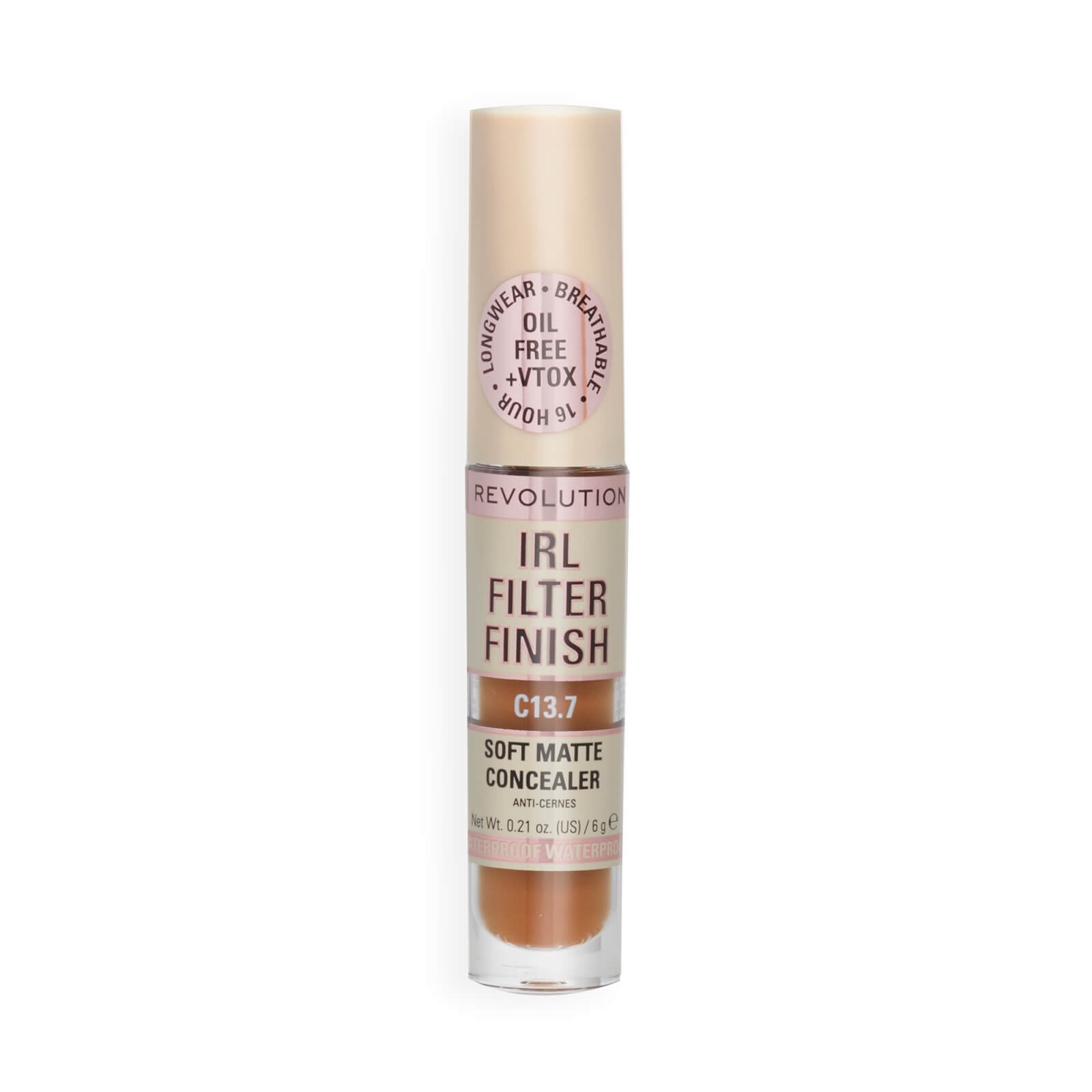 Makeup Revolution IRL Filter Finish Concealer 6 g (Verschiedene Farbtöne) - C13.7 von Makeup Revolution