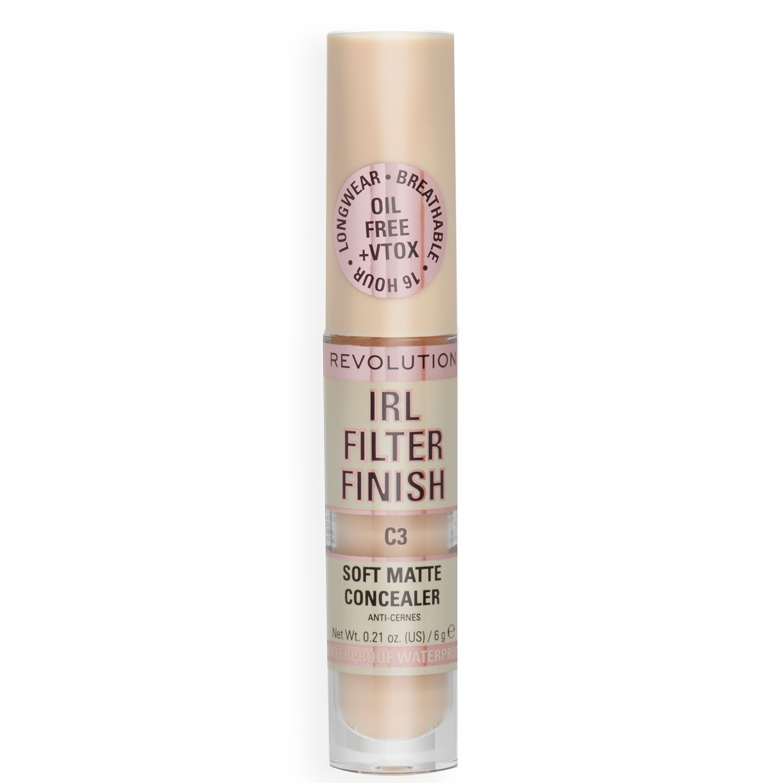 Makeup Revolution IRL Filter Finish Concealer 6 g (Verschiedene Farbtöne) - C3 von Makeup Revolution