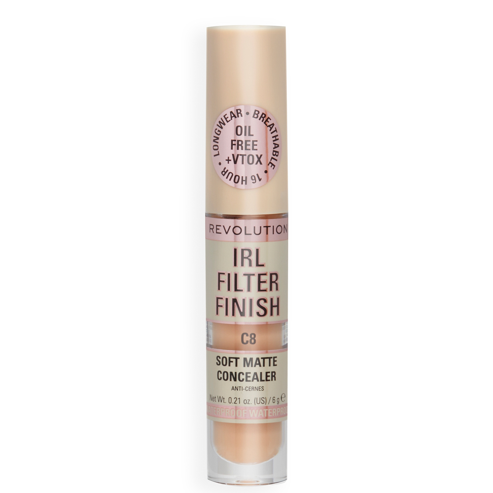 Makeup Revolution IRL Filter Finish Concealer 6 g (Verschiedene Farbtöne) - C8 von Makeup Revolution