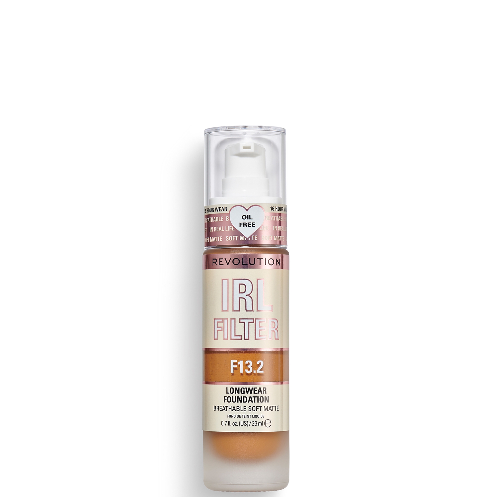 Makeup Revolution IRL Filter Foundation mit langer Haltbarkeit 23 ml (Verschiedene Farbtöne) - F13.2 von Makeup Revolution