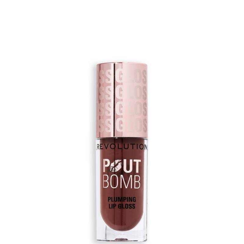 Makeup Revolution Pout Bomb Plumping Gloss Jelly 4.5ml (Various Shades) - Espresso Cool Nude von Makeup Revolution