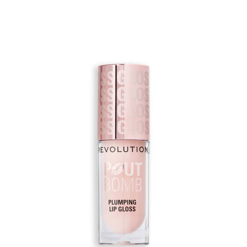 Makeup Revolution Pout Bomb Plumping Gloss Jelly 4.5ml (Various Shades) - Milky Sheer Holo von Makeup Revolution
