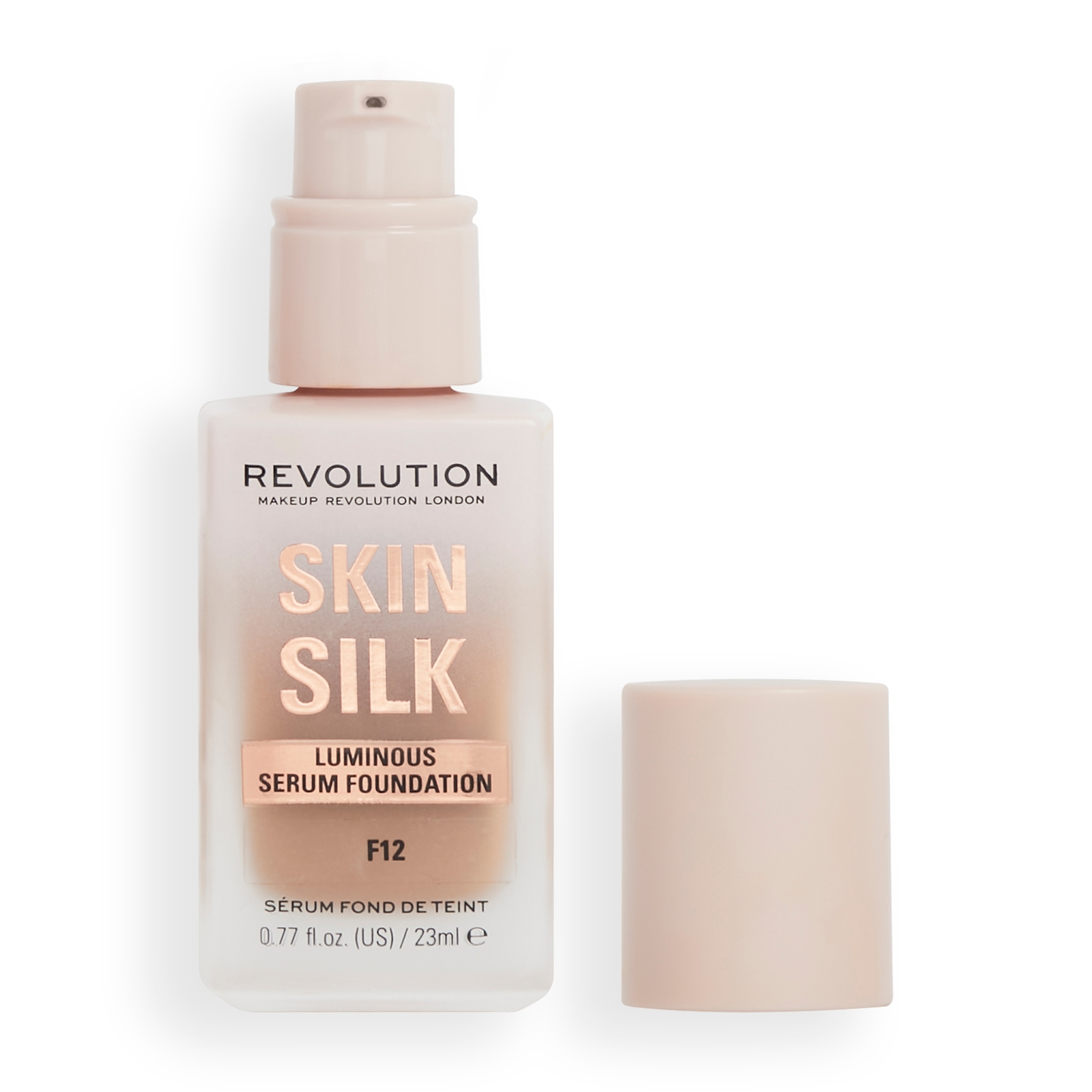 Makeup Revolution Silk Serum-Foundation 23 ml (Verschiedene Farbtöne) - F12 von Makeup Revolution