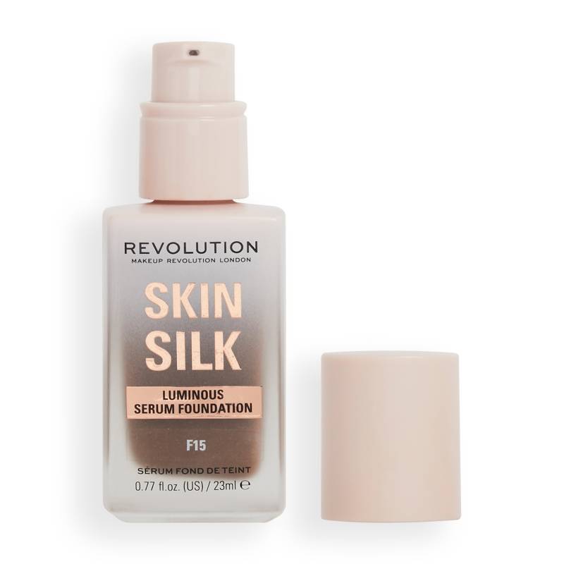 Makeup Revolution Silk Serum-Foundation 23 ml (Verschiedene Farbtöne) - F15 von Makeup Revolution