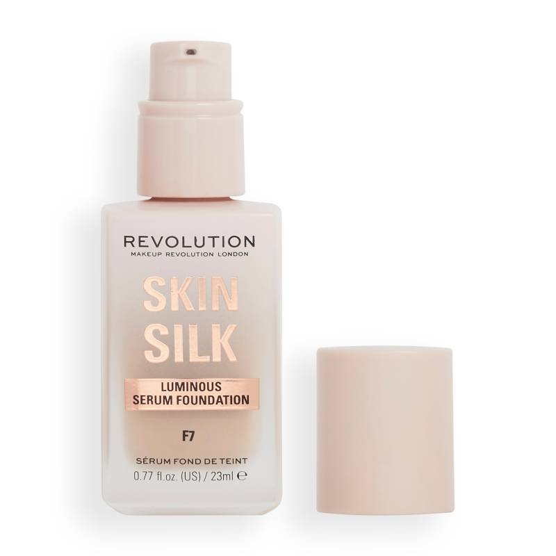 Makeup Revolution Silk Serum-Foundation 23 ml (Verschiedene Farbtöne) - F7 von Makeup Revolution