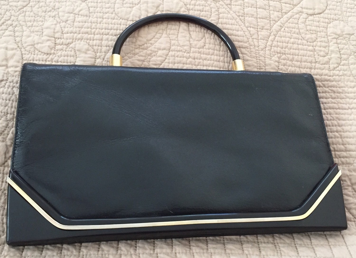Vintage Clutch Ledertasche Vintage Clutch Ledertasche von Makhitra