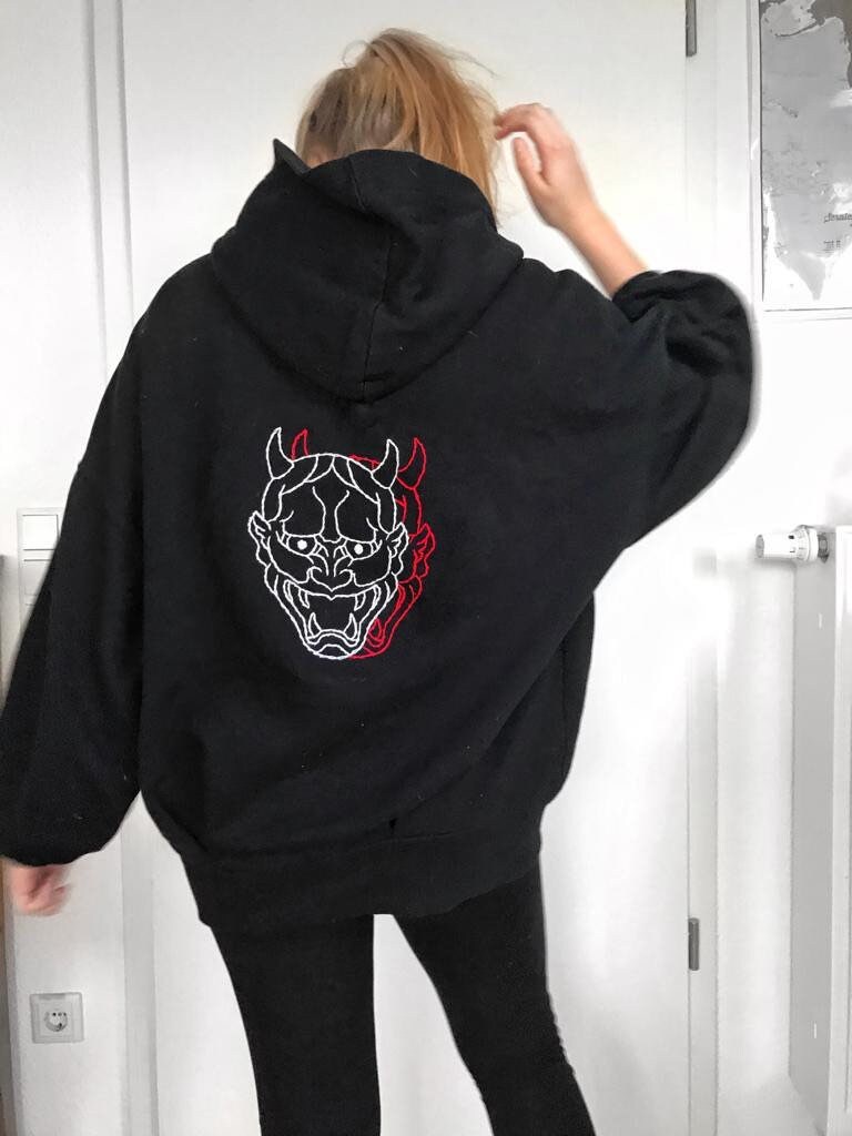 Teufel Pulli Selbst Gemacht - Embroidery von MakingOfKay