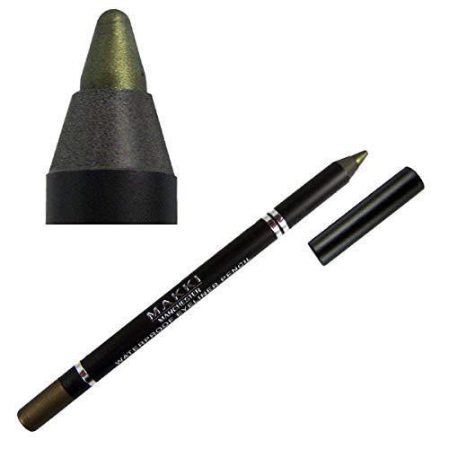 Makki Wasserfester Eyeliner Ultra leicht anghalt 05 Glänzend Gold Olive Grün von Makki