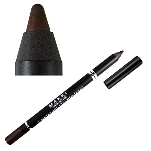 Makki Wasserfester Eyeliner Ultra leicht gleitender langem Halt 02 tief braun von Makki