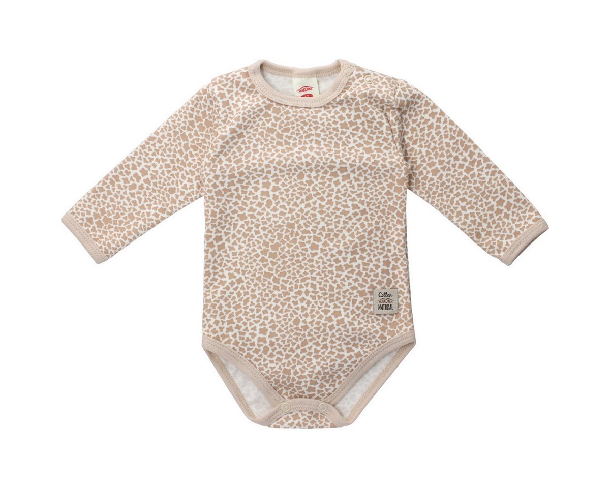 Makoma Langarmbody Giraffe Unisex Kinder (1-tlg) Langarm Einteiler, Body, Longsleeve-Body, Bodysuit, Stretchbody von Makoma
