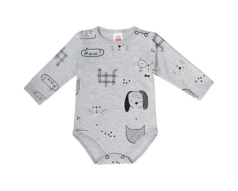 Makoma Langarmbody Katze XT Unisex Kinder (1-tlg) Langarm Einteiler, Body, Longsleeve-Body, Bodysuit, Stretchbody von Makoma