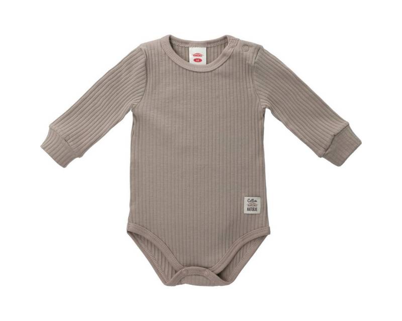 Makoma Langarmbody Ripp Unisex Kinder (1-tlg) Langarm Einteiler, Body, Longsleeve-Body, Bodysuit, Stretchbody von Makoma
