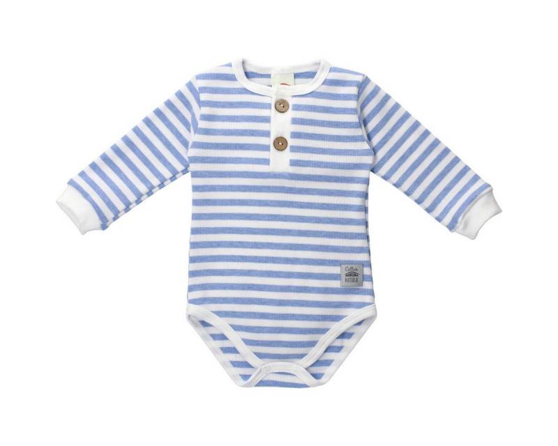 Makoma Langarmbody Streifen Unisex Kinder (1-tlg) Langarm Einteiler, Body, Longsleeve-Body, Bodysuit, Stretchbody von Makoma
