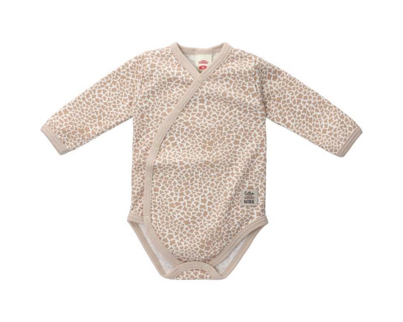 Makoma Langarmwickelbody Giraffe Unisex Kinder (1-tlg) Langarm Einteiler, Body, Longsleeve-Body, Bodysuit, Stretchbody von Makoma