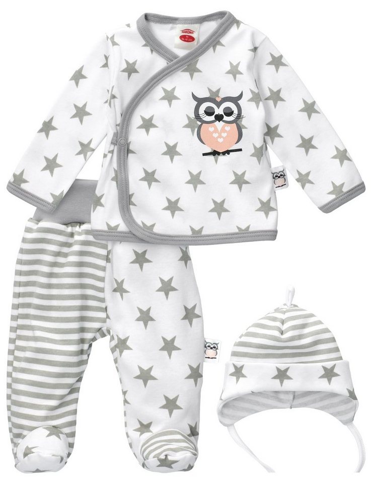 Baby Sweets Shirt, Hose, Jacke & Mütze Set Eule Sterne (1-tlg., 3 Teile) von Baby Sweets