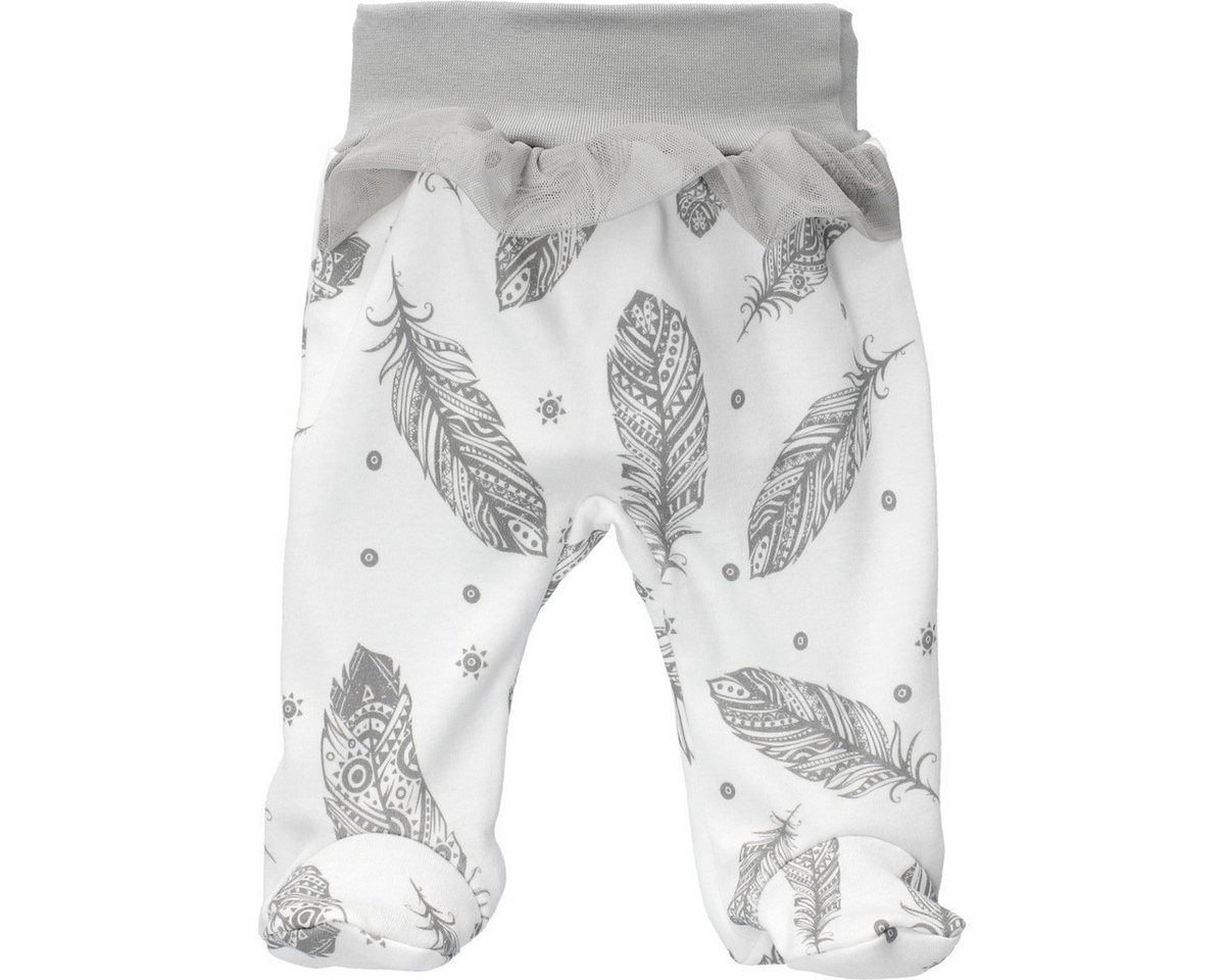 Makoma Stoffhose Federn Mädchen (1-tlg) Stoffhose, Jogginghose, Jogger, Sporthose, Chino von Makoma