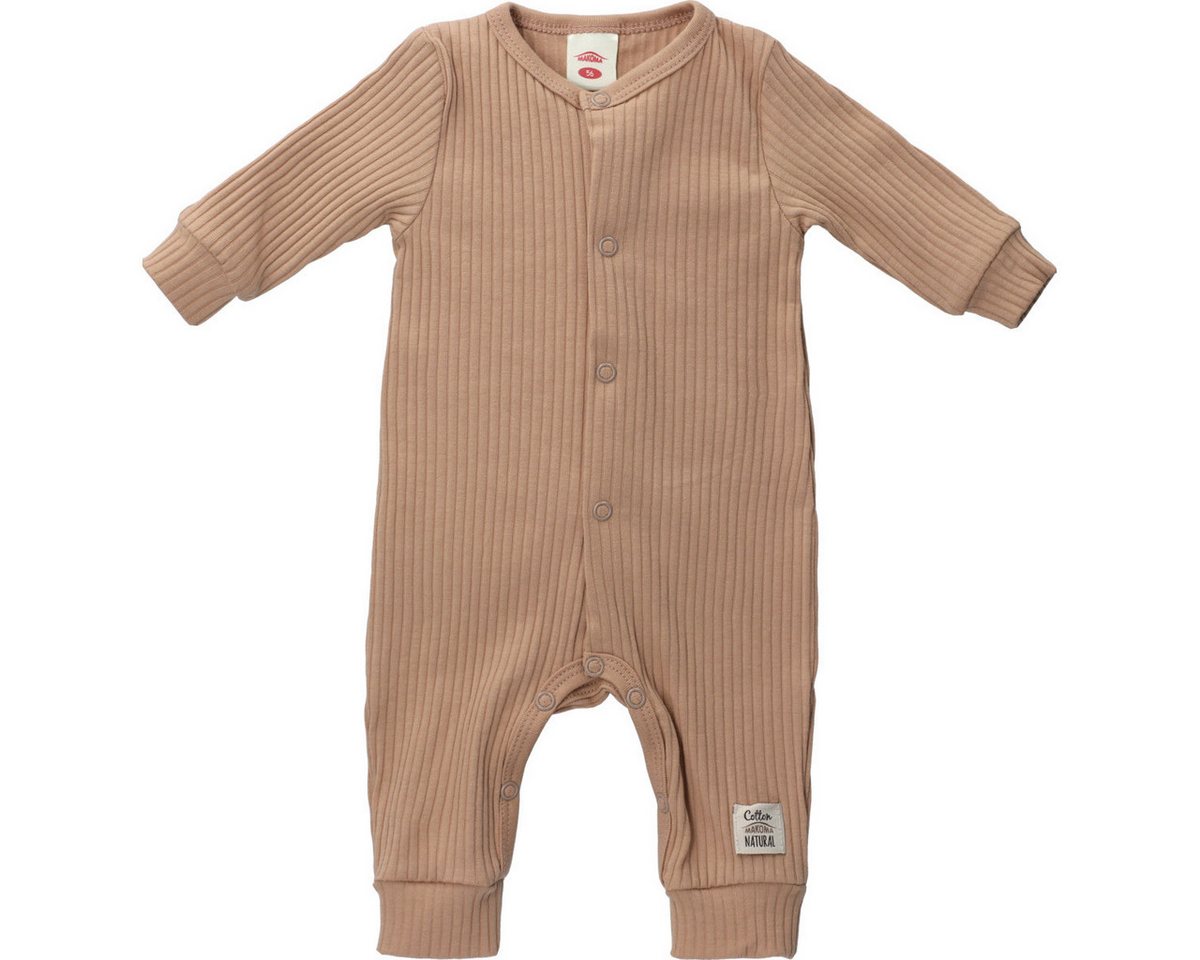 Makoma Strampler Ripp Unisex Kinder Einteiler, Overall, Babyanzug, Babyoverall, Babyanzug von Makoma