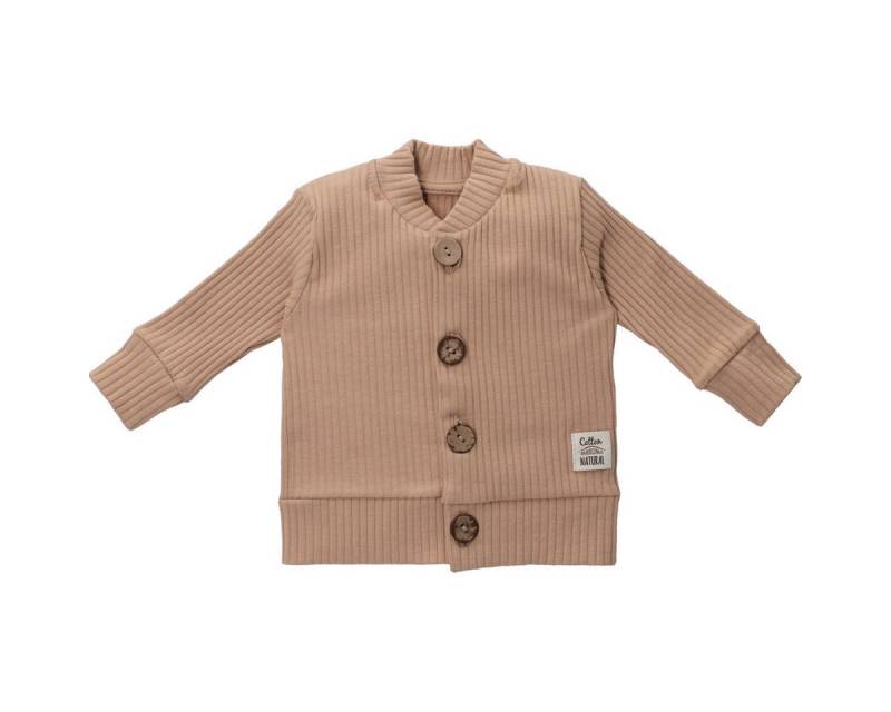 Makoma Strickjacke Ripp Unisex Kinder Strick-Cardigan, Strickjäckchen, Grobstrickjacke, Feinstrickjacke von Makoma