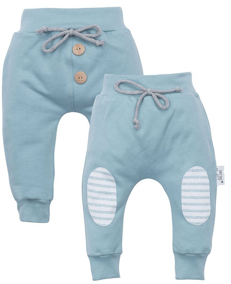 Makoma Sweathose Baby Hose Pumphose Schlupfhose Neutral Jungen & Mädchen (Set, 2-tlg., 2er-Pack) mit breitem Bund von Makoma