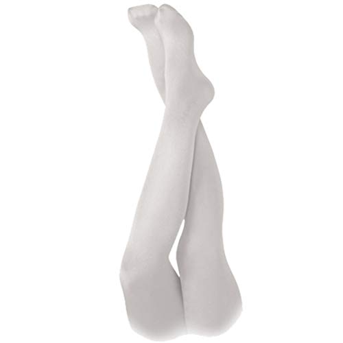 Makotex Damen Strumpfhose Blickdicht, Feinstrumpfhose 60 DEN (Weiß, S/M) von Makotex