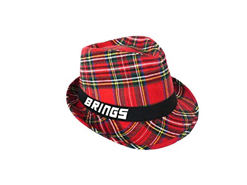 Makotex Original Brings Hut Mütze Karo Karneval Köln Band Brings Fan Artikel fasching (54cm) von Makotex