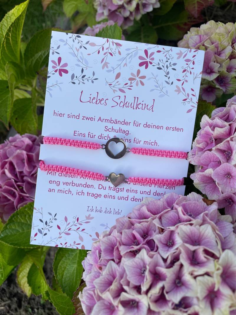 Mutter-Kind Armband Zur Einschulung | Vater-Sohn von MakrameeByAK