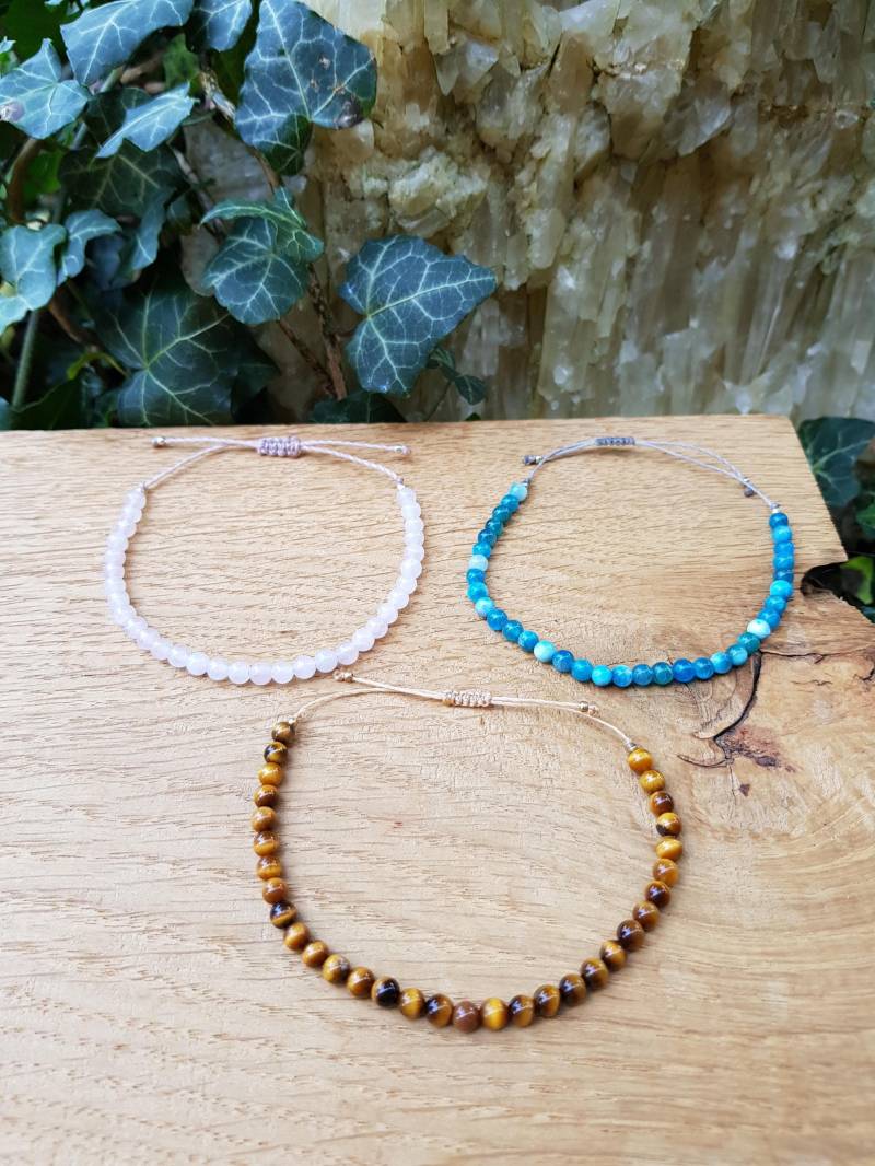 Edelsteinperlen Armband Zum Selbst Gestalten von MakrameeDo