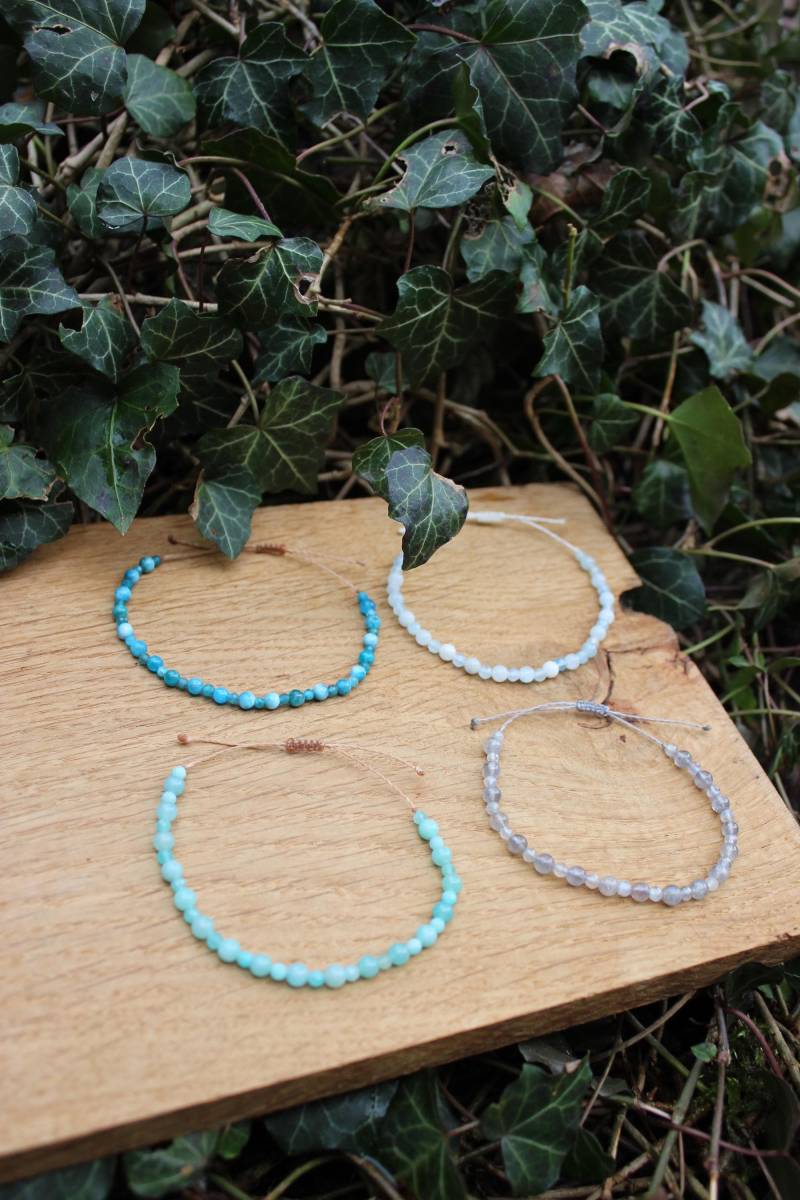 Selbst Gestalten/Edelstein Makramee Armband von MakrameeDo