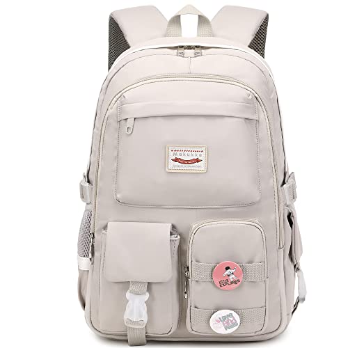 Makukke Rucksack Damen - Schulrucksack Mädchen Teenager, Cute Anime Bookbag Frauen Casual Daypack Anti-Theft Rucksäcke für Universität Reisen Freizeit Arbeit von Makukke