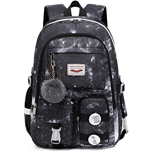 Makukke Rucksack Damen - Schulrucksack Mädchen Teenager, Cute Anime Bookbag Frauen Casual Daypack Anti-Theft Rucksäcke für Universität Reisen Freizeit Arbeit von Makukke