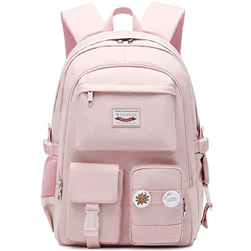 Makukke Rucksack Damen - Schulrucksack Mädchen Teenager, Cute Anime Bookbag Frauen Casual Daypack Anti-Theft Rucksäcke für Universität Reisen Freizeit Arbeit von Makukke