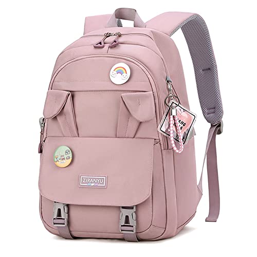 Rucksack Damen Schulrucksack Mädchen Teenager, Laptop-Rucksäcke 15,6 Zoll College Schultasche Anti-Diebstahl-Reise-Tagesrucksack Große Büchertaschen für Teenager Mädchen Frauen Studenten (Purple#2) von Makukke