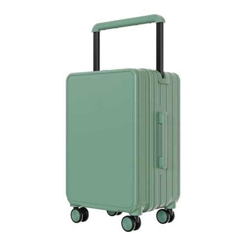 MalUan 20 "22" 24 "26 Zoll Neues Gepäck Damen Großraum-Trolleys Herren Business-Boardingboxen Rollkoffer (Color : Emerald Green, Size : 24") von MalUan