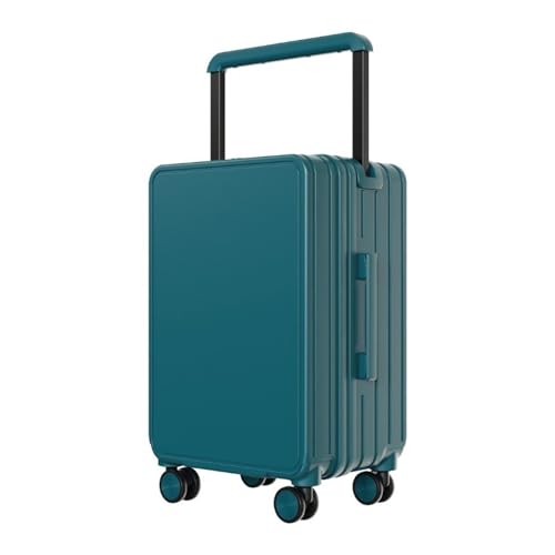 MalUan 20 "22" 24 "26 Zoll Neues Gepäck Damen Großraum-Trolleys Herren Business-Boardingboxen Rollkoffer (Color : Peacock Green, Size : 20") von MalUan