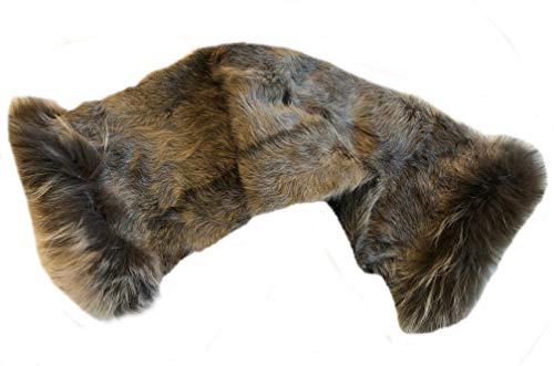 Mala Alisha ** FELLKRAGEN (Collar) LA RICA ** taupe* NP € 179 ** NEU von Mala Alisha