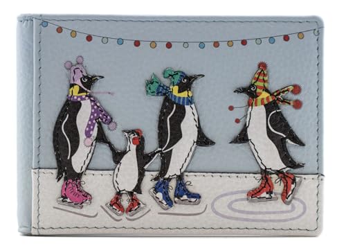 Mala Leather Chille Collection 619_32 Reise-/Kartenetui aus Leder, RFID-blockierend, himmelblau, Einheitsgröße von Mala Leather