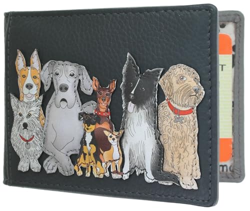 Mala Leather Kennel Crew Collection Reise-/Ausweishalter 632TC_40, grau, M, Modern von Mala Leather